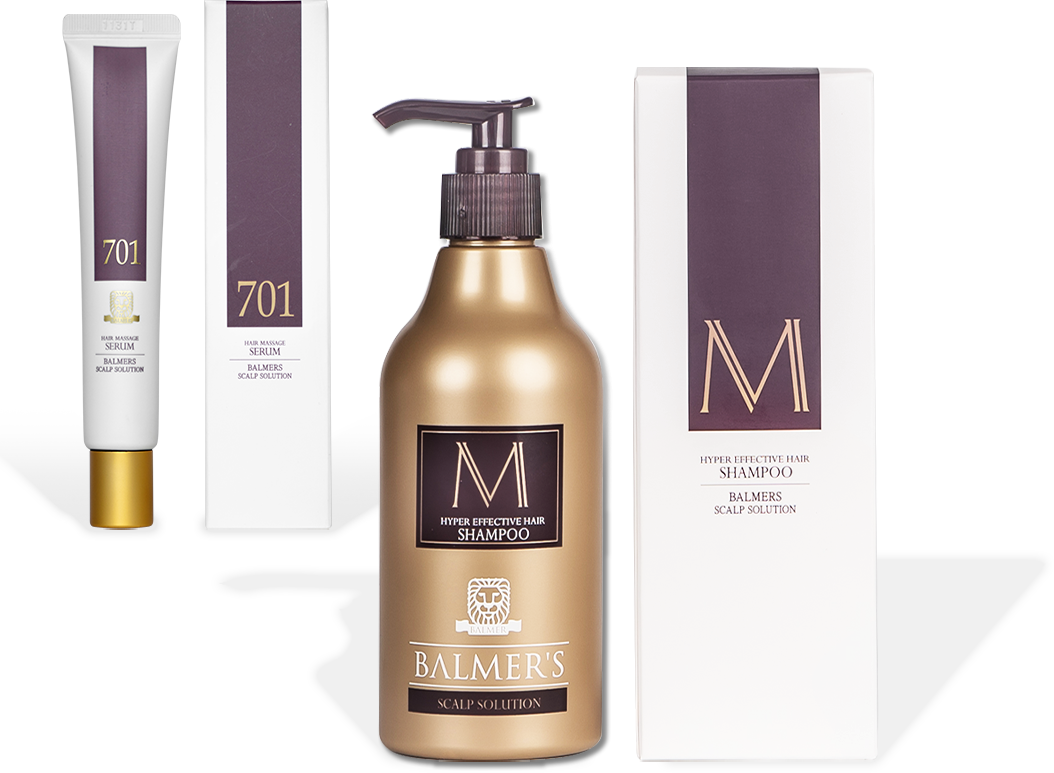발머스 M샴푸, M플러스 토닉, 발머스 세럼